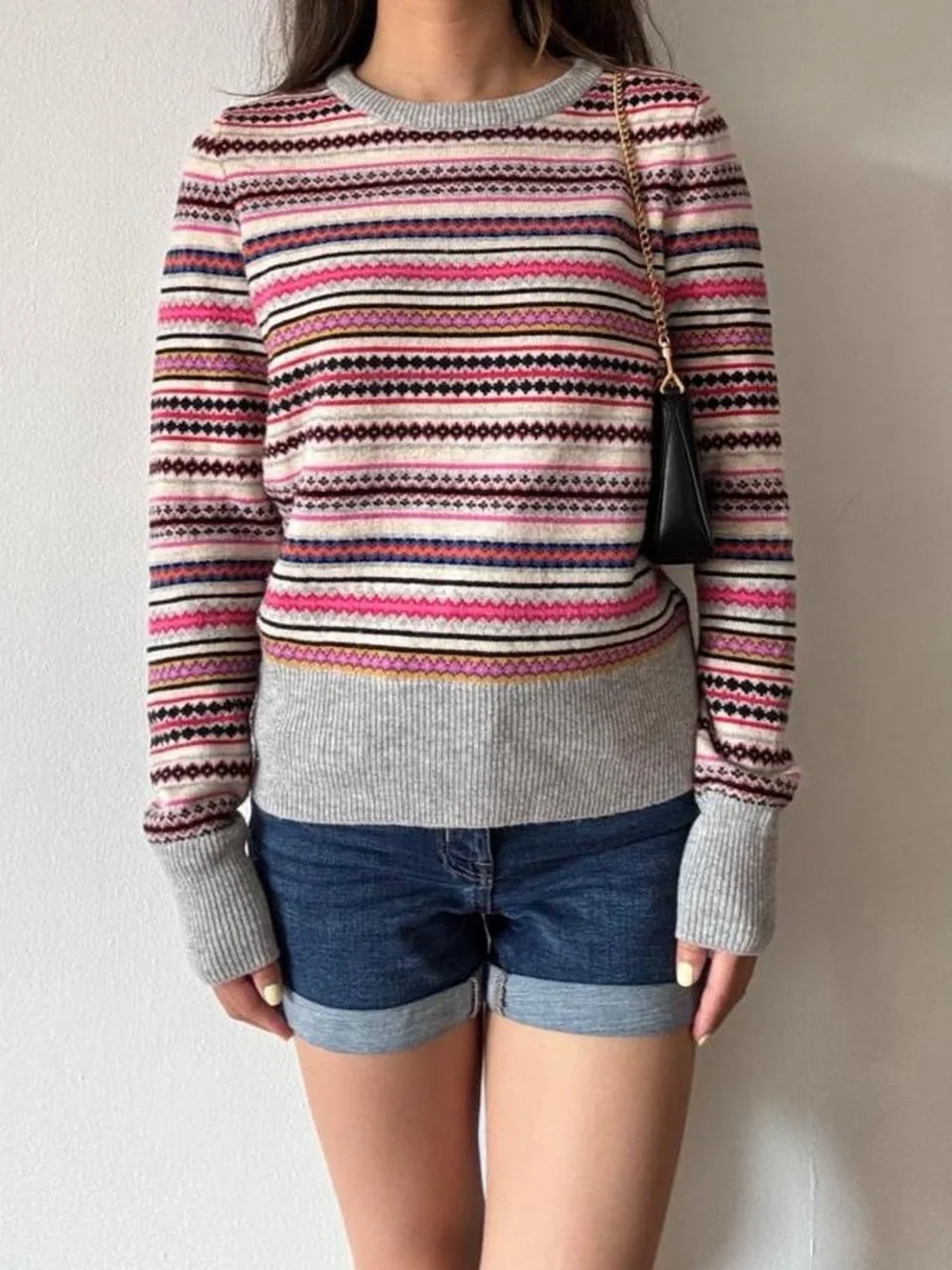 Gap merino wool-blend striped sweater